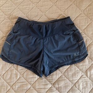 Athleta Dark Blue Women's Athletic Shorts